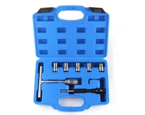 7 pz/set iniettore diesel pulizia alesatore iniettore strumento di riparazione riparazione sedile strumento - Foto 1 di 2