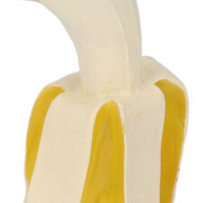(Yellow)Banana Duck Statue Home Banana Duck Figurine Exquisite Portable Funny