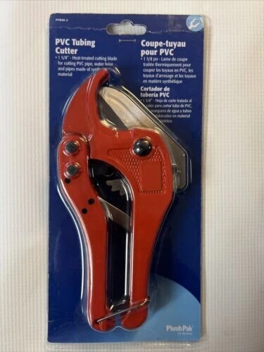 Plumb Pak PP840-2 PVC Pipe Ratcheting Locking Latch Tube Cutter 42 mm. - Image 1 of 1