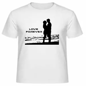 Love Forever T-Shirt, Paar T-Shirt, Long Time Love, Love T-Shirt, Unisex Tee. - Bild 1 von 10