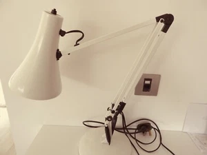 Vintage Anglepoise Lampe Modell 90 weiß 80er Jahre.  Made in England - Ex. Con - Bild 1 von 7