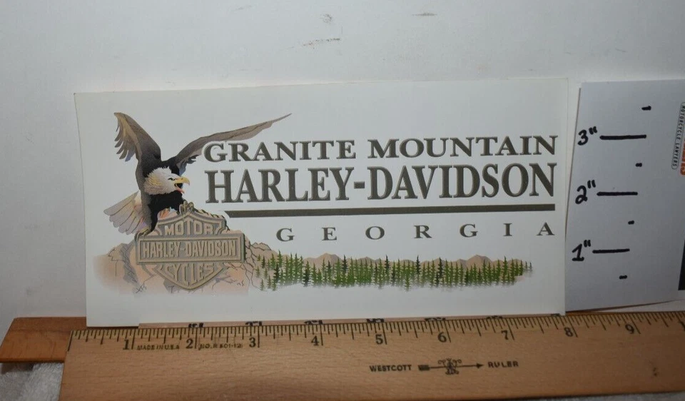 Racing contingency stickers decals Granite Mtn. H-D from NHRA /AHDRA /NASCAR  H1 - Image 1 of 1