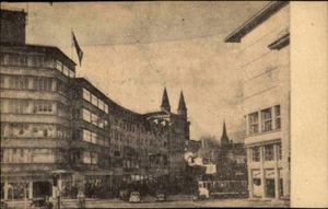 LUDWIGSHAFEN Pfalzbau Jubiläumsplatz alter Heimatbeleg Postkarten Format ~1953 - Picture 1 of 2