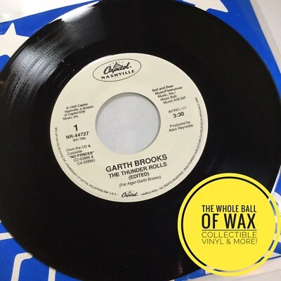Garth Brooks - The Thunder Rolls / Victim Of The Game 45 NEAR MINT UNPLAYED 1990 - Image 1 of 4