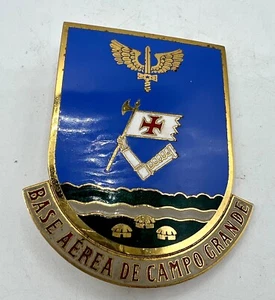 Brasilien Brasil Air Force Base Aerea De Campo Grande Uniform Pin 3" - Bild 1 von 5