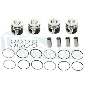 4* PISTON & RING SET 0.50 HYUNDAI D4CB FOR 2.5 H-1 SATELLITE KIA SORENTO LTR - Picture 1 of 3