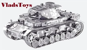 Piececool 3D Metall Modellbausatz Deutscher Panzer IV Panzer Puzzle Spielzeug/Puzzle HP037-S  - Bild 1 von 4