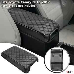 Fits Toyota Camry 2012-2017 Center Console Armrest Cover Leather Cushion Pad - Picture 1 of 6
