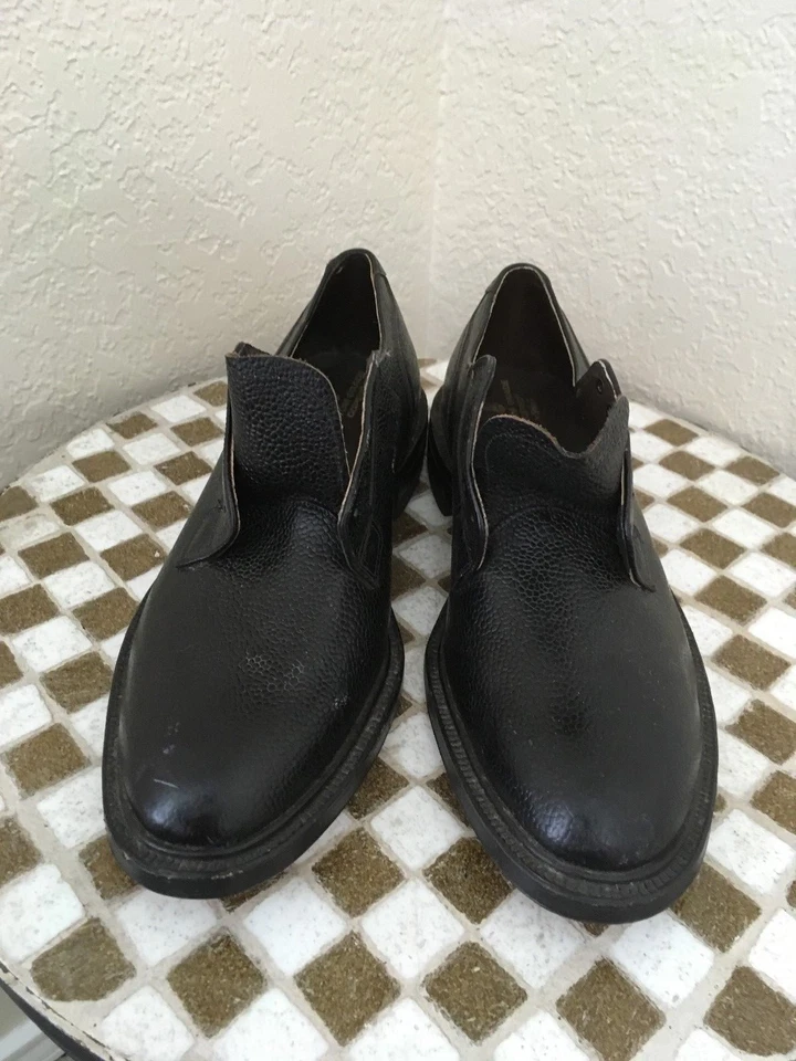 BLACK DR SCHOLL COPED LACE UP OXFORD POWER SHOES 10.5 A  - Image 1 of 4