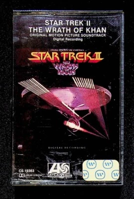 Star Trek II The Wrath of Khan (1982) Original Movie Soundtrack Cassette OST - Image 1 of 4