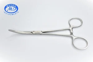 ROCHESTER PEAN 6.25" LOCKING HEMOSTAT FORCEPS, CURVED SURGICAL INSTRUMENTS - Picture 1 of 7