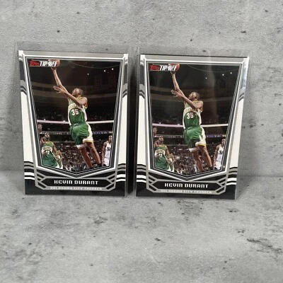 (2) KEVIN DURANT 2008 TOPPS TIP OFF NBA BASKETBALL 2ND YEAR CARD #35 MINT - Image 1 of 4