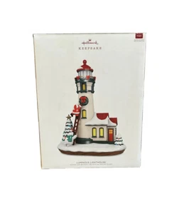 Hallmark Keepsake Luminous Lighthouse 2018 luz y sonido de mesa nuevo - Imagen 1 de 5