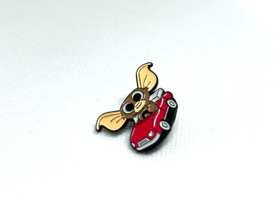 Gizmo Gremlins Enamel Pin – Iconic Red Car Collectible - Image 1 of 2