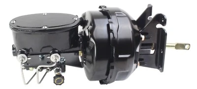 1973-87 Chevy C10 9" Dual Black Out Power Brake Booster Conversion Kit, - Image 1 of 4