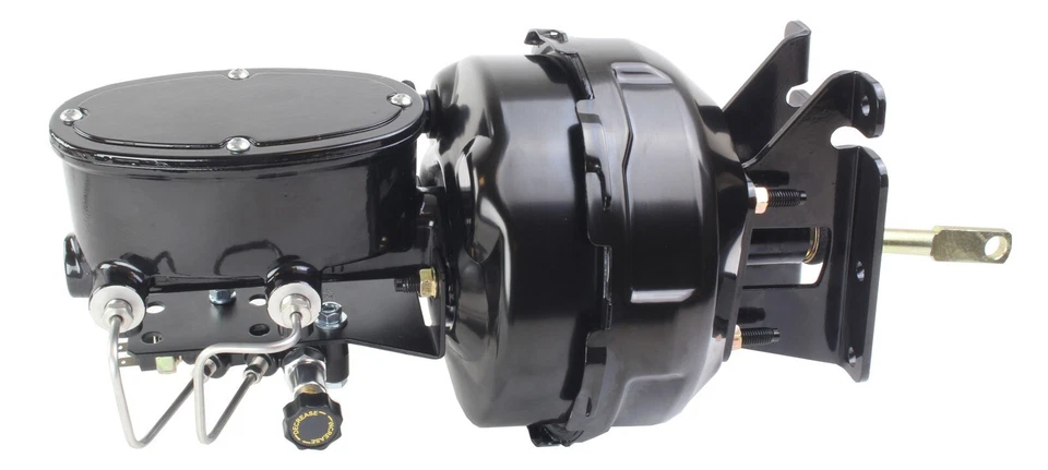 1973-87 Chevy C10 9" Dual Black Out Power Brake Booster Kit de Conversão, - Imagem 1 de 4