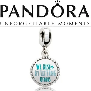 Authentic Pandora Sterling Silver ENG791169_53 We Rise By Lifting Others - Picture 1 of 5