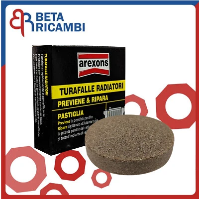 Arexons 3573 Turafalle Metallico 25 g Pastiglia Radiatori Carter Monoblocchi - Immagine 1 di 2