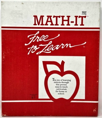 MATH-IT Free to Learn Do It With Dominoes Home School Learning Curriculum 1983 - Image 1 of 4