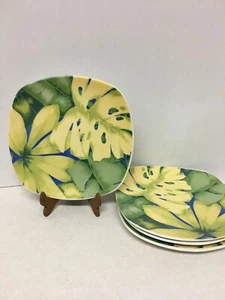 PAGNOSSIN Ironstone 4er Set quadratische Salatteller 7,5" Made in Italy Treviso - Bild 1 von 6