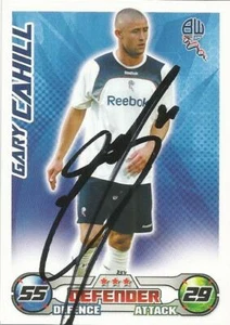 GARY CAHILL SIGNED BOLTON 2008/2009 MATCH ATTAX TRADING CARD+COA - Picture 1 of 1