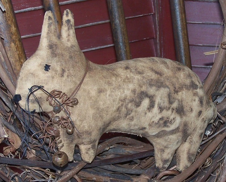 全新 Listing PATTERN PRIMITIVE 棕色 兔子 Tuck RABBIT 图案 快速简便  — 第 1/1 张图片