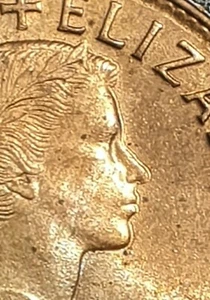 1961 Australian halfpenny - Face Doubled - Picture 1 of 3