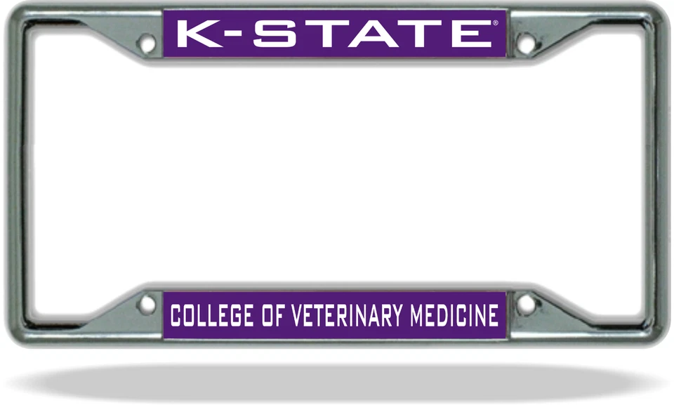 Kansas State K STATE Veterinary License Plate Frame - Image 1 of 1