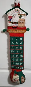 Rosalina Handcrafted Advent Calendar Embroidered Fabric Cookie Jar  - Picture 1 of 13