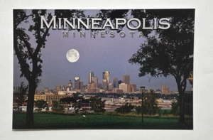Die Stadt der Seen und die Mühlenstadt Minneapolis Minnesota Postkarte nicht verschickt - Bild 1 von 2