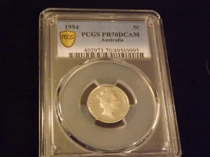 1994  5 C        Australia       PCGS PR 70 DCAM - Picture 1 of 2
