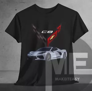 Chevrolet Corvette C8 t-shirt unisex tee fan gift - Picture 1 of 5