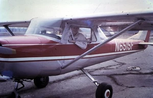 Orig 1960's Vintage Slide, Small Prop Airplane - Picture 1 of 1