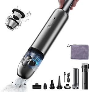 Car Vacuum Cleaner Mini Wireless Handheld Dust Blower Rechargeable - Picture 1 of 15