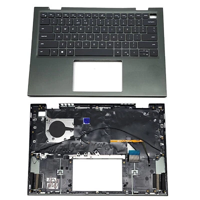 Nuevo teclado retroiluminado con reposamanos verde para Dell Inspiron 14 5410 7415 2 en 1 0VJ2PX  Foto 1 de 4