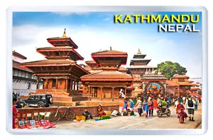 Kathmandu Nepal Fridge Magnet Souvenir - Picture 1 of 1