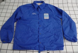 Vintage Xerox Windbreaker Jacke Druckknopf Computer Service Medium - Bild 1 von 9