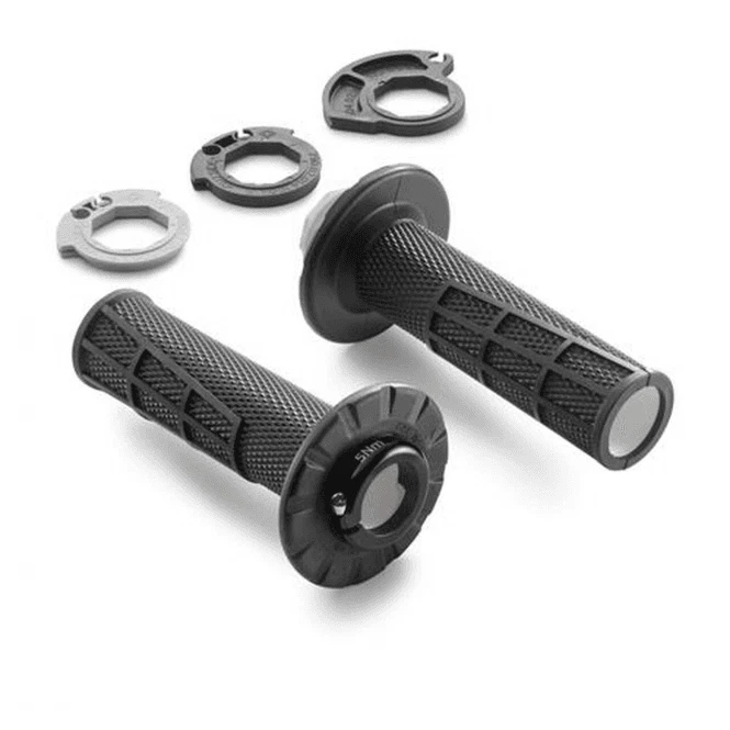 ODI Genuine KTM OPEN ENDED Lock-On Half Waffle 2T & 4T Grips - Black — 第 1/1 张图片