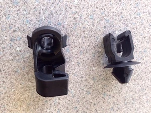 Renault Clio III, Magane,Scenic,Laguna Bonnet Stay Clip sets black 010/870 - Picture 1 of 2