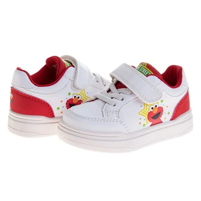 全新 芝麻街 学步儿童 Star Elmo 休闲运动鞋 5 6 7 8 9 10 — 第 1/4 张图片