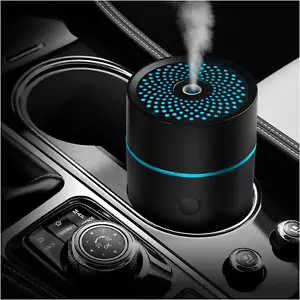 USB Car Fragrance Diffuser - Mini Ultrasonic Mist Humidifier & Air Freshener - Picture 1 of 6