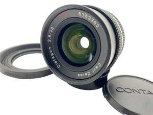 Contax Carl Zeiss Distagon T* 28mm F/2.8 MMJ MF Lens w/Hood C/Y Mount From JAPAN - Picture 1 of 12