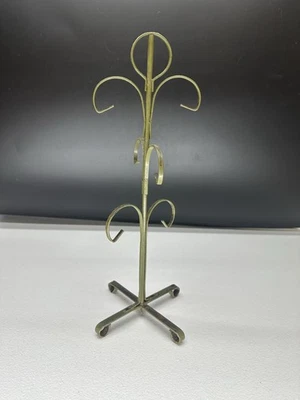 Taza de café vintage MCM retro de metal taza árbol estante soporte Japón Foto 1 de 4