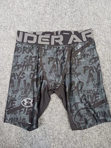 Under Armour UA Heatgear Message schwarz Jungen S Kompressionsshorts 1382097 001 - Bild 1 von 7