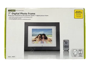 Technika TPFX70 Digital Photo Frame Black USB 7" LCD Display Auto Image Rotation - Picture 1 of 4