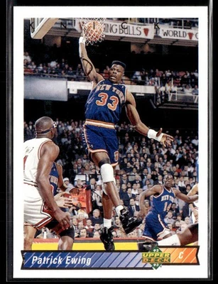 1992-93 Upper Deck #130 Patrick Ewing Knicks 篮球卡 3202H — 第 1/2 张图片