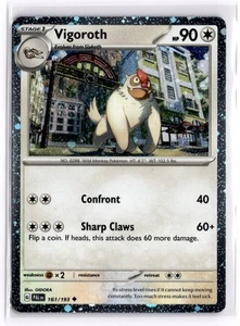 Pokemon Juego de Cartas Coleccionables Vigoroth (Cosmos Holo) 161/193 Cartas y Productos Varios Holo - Imagen 1 de 1