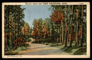 Postcard Beauty Scene Near East Palestine, OH - Picture 1 of 2