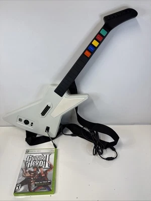 Guitar Hero Xbox 360 X-Plorer Xplorer Wired 95065 RedOctane With Game Tested - Image 1 of 4
