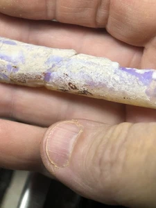76.55 CARATS Belimnite SPECIMEN OPAL Fossil,from COOBER Pedy 69x14x14 - Picture 1 of 9